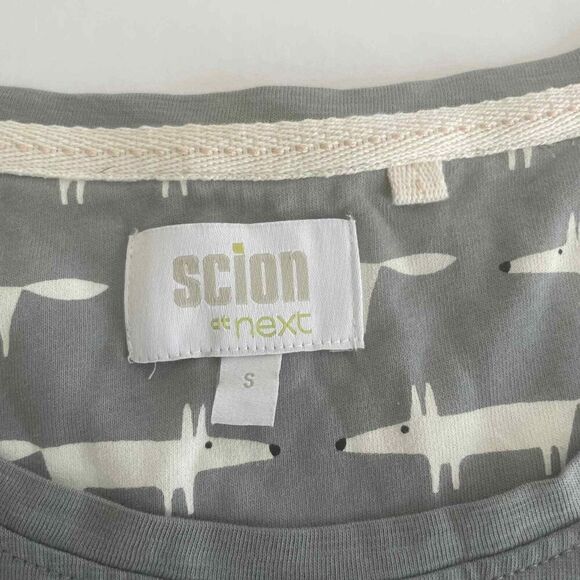 Scion at Next Gray Mr. Fox Short Sleeve T Shirt Size Small 100% Cotton - Picture 3 of 6